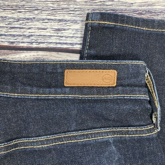 Ag Adriano Goldschmied The Mila Ankle Super High Rise Skinny Blue Jeans, Size 28 - Picture 6 of 8